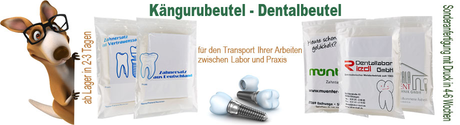 Dentalbeutel bedruckt Dentalbeutel ab Lager Kängurubeutel für das Labor Doppelkammerbeutel Laborbeutel 
        Druckverschlussbeutel mit Umschlagtasche Dentalbeutel mit Logo